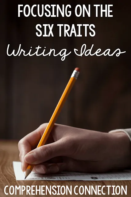 Focusing on the 6 Writing Traits with Writing Ideas 3 So often, children struggle to come up with writing ideas. In this post, I feature book titles to use as mentor texts for writing ideas.