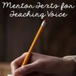 What qualities illustrate voice in writing? Which book titles work best? Find out more in this article on teaching students about voice. Mentor texts and lesson ideas are shared within.