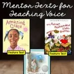 What qualities illustrate voice in writing? Which book titles work best? Find out more in this article on teaching students about voice. Mentor texts and lesson ideas are shared within.