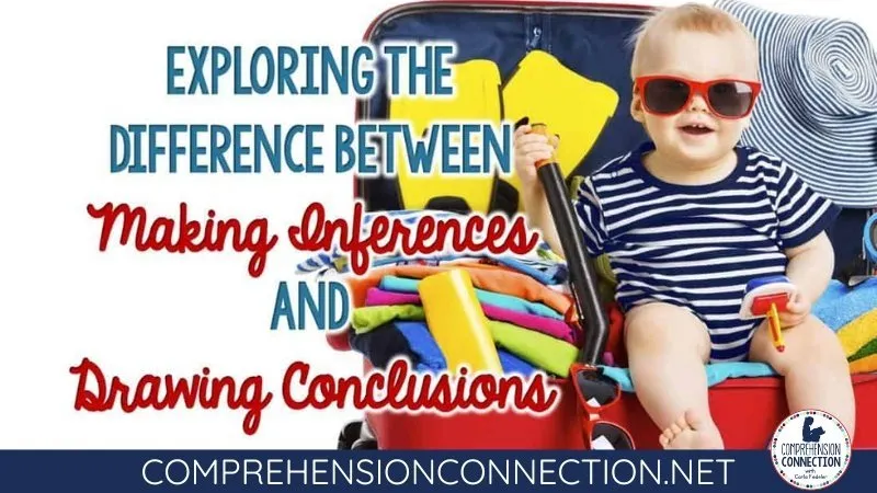 Making inferences and drawing conclusions are two challenging skills. In this post, I explain the difference and provide lesson materials.