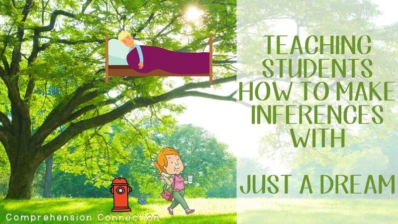 Learning to make inferences is challenging. This post includes step by step ideas using the book, Just a Dream. Check it and all of the other mentor text lessons included in this blog hop post.