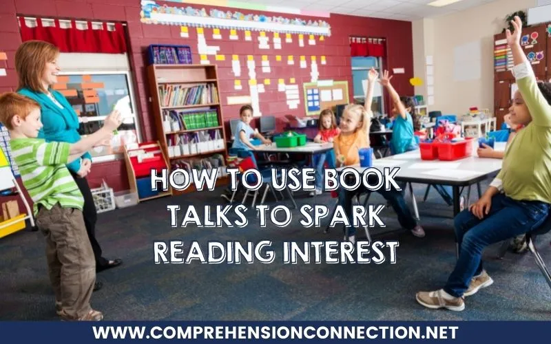 Students in upper elementary NEED to have book discussions. Maybe you help them find books that match their interests Perhaps you use read alouds daily to show your students new authors. Do you talk with them about what they're reading? That sure can give you a window into their thinking and interests. In this post, I share with you some simple ways you can make book talks purposeful, fun, and motivating.