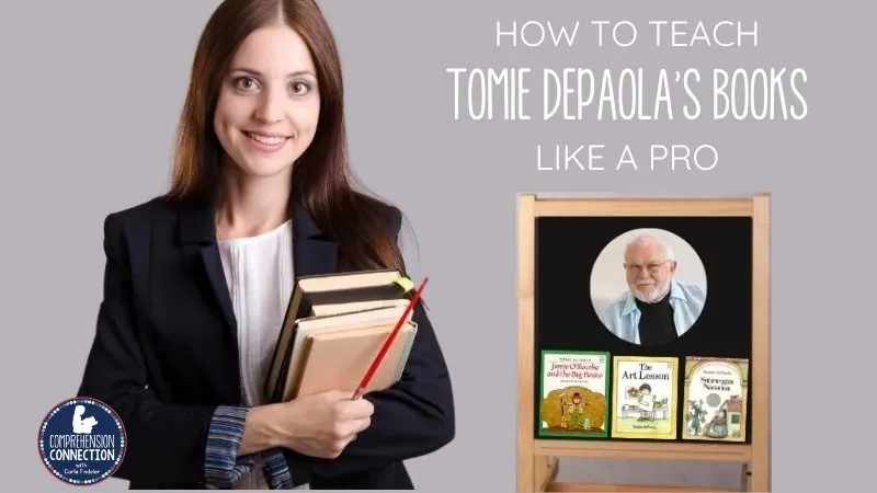 How To Teach Tomie dePaola Like A Pro 1 Tomie dePaola's books are so popular with classroom teachers. The rich vocabulary, amusing characters, and interesting plots draw kids in. In this post, you'll get teaching tips you can use for your next Tomie dePaola Author Study.