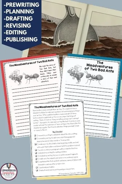 Two Bad Ants has to be one of the best mentor texts for upper elementary students. If you're a classroom teacher, having grab and go lessons that will not fail are a MUST! In this post, I'll give you a sneak peek at a resource bundle I've put together to go with Two Bad Ants. Your students will enjoy it. I promise!