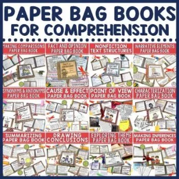 Comprehension Paper Bag Books for Upper Elementary