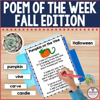 Fall Poem of the Week