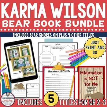 Focusing on the 6 Writing Traits with Writing Ideas 4 Karma Wilson Bear Book Bundle