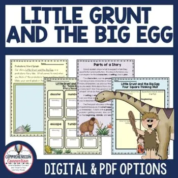 How To Teach Tomie dePaola Like A Pro 3 Little Grunt and the Big Egg by Tomie dePaola Activities in Digital and PDF