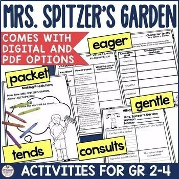 Mrs. Spitzer's Garden Comprehension Activities