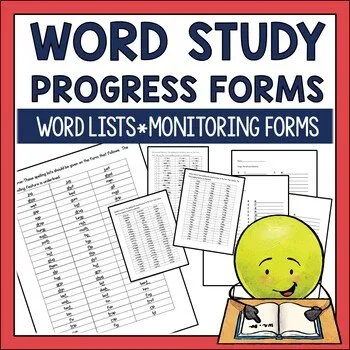 Word Study Progress Monitoring Assessments and Forms